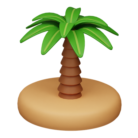 Palmera  3D Icon