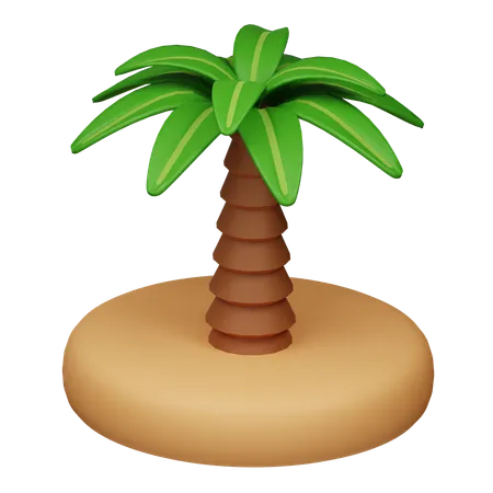 Palmera  3D Icon