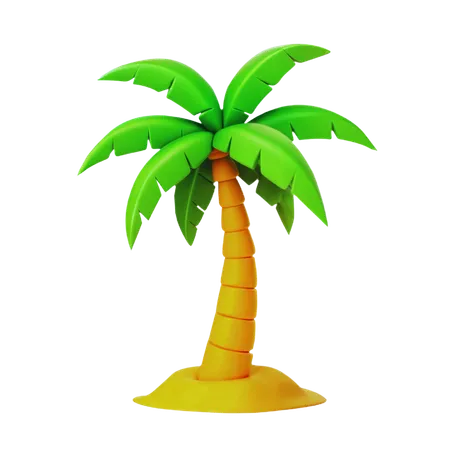 Palmera  3D Icon