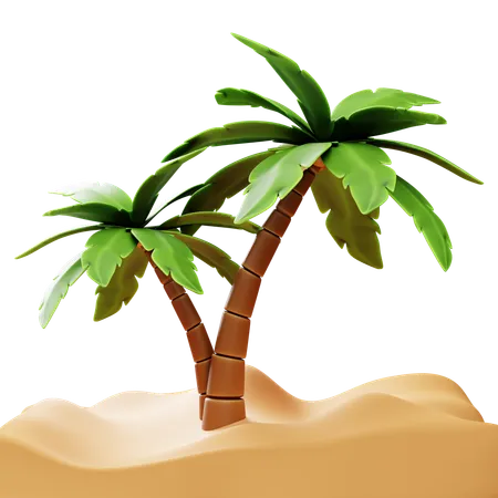 Palmera  3D Icon