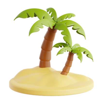 Palmera  3D Icon