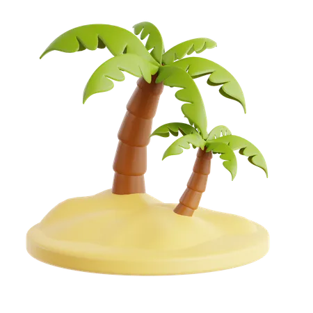 Palmera  3D Icon