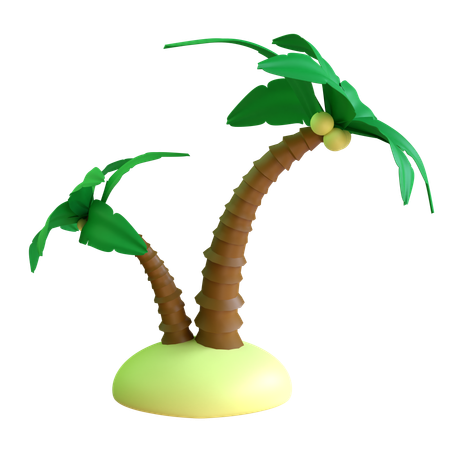 Palmera  3D Icon