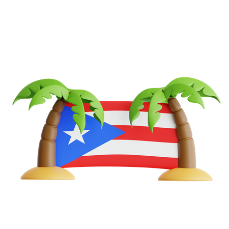 Palmera  3D Icon