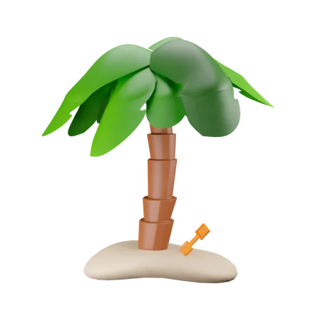 Palmera  3D Icon