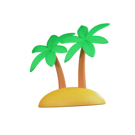 Palmera  3D Illustration