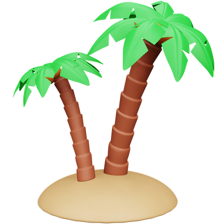 Palmera  3D Icon