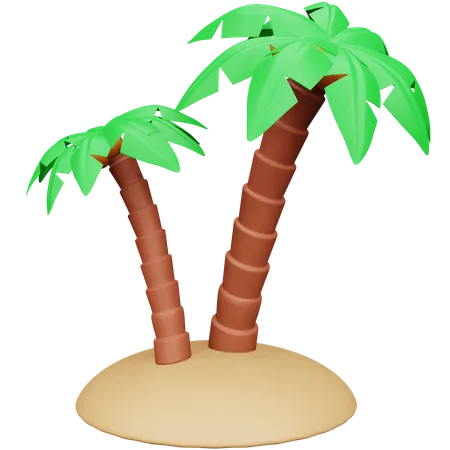 Palmera  3D Icon