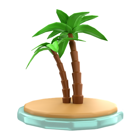 Palmera  3D Icon