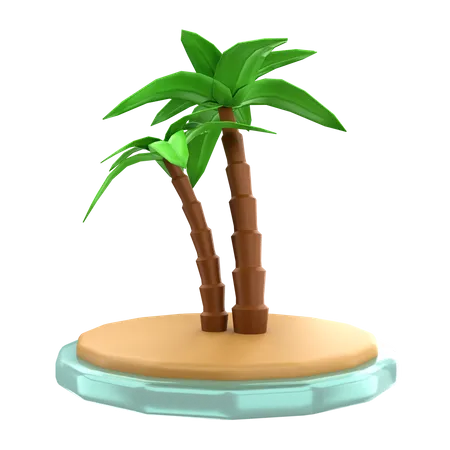 Palmera  3D Icon