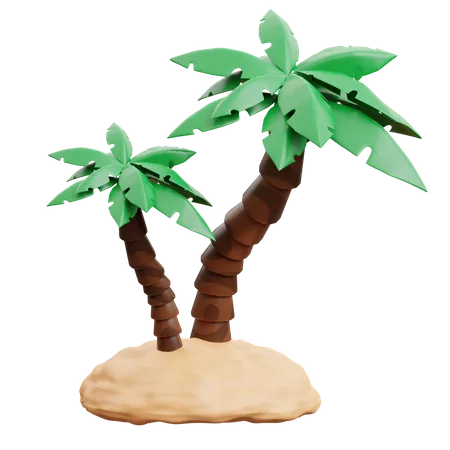 Palmera  3D Icon