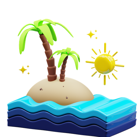 Palmera  3D Icon