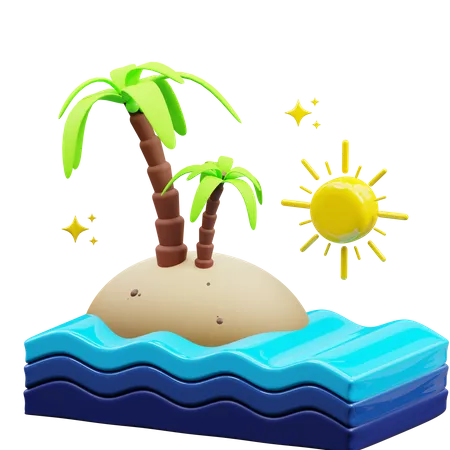 Palmera  3D Icon