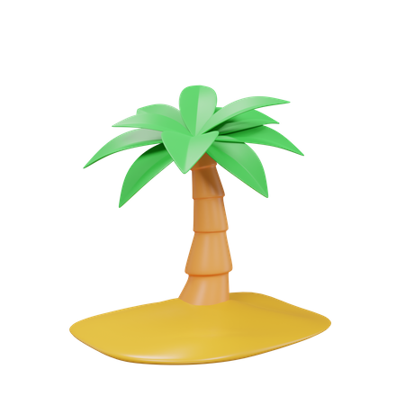 Palmera  3D Icon