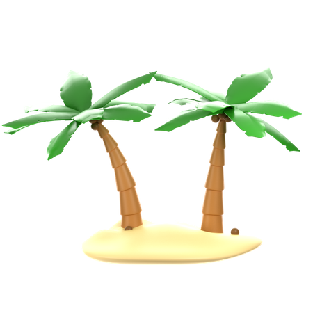 Palmera  3D Icon