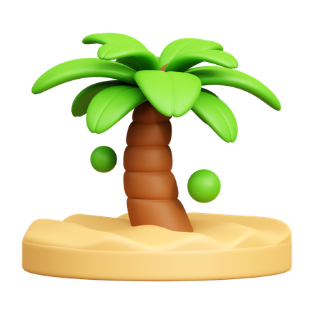 Palmera  3D Icon