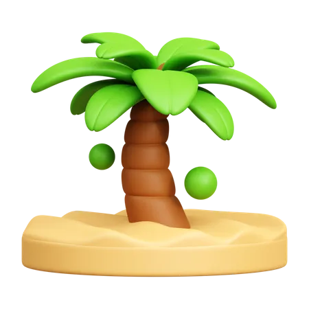 Palmera  3D Icon