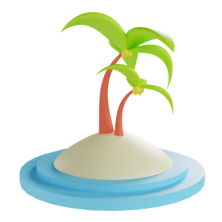 Palmera  3D Icon