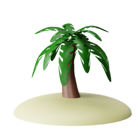 Palmera  3D Icon