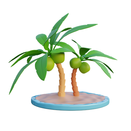 Palmera  3D Icon