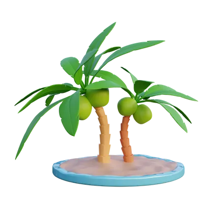 Palmera  3D Icon