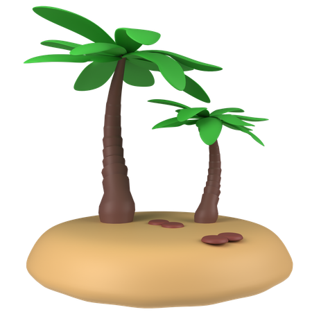 Palmeras  3D Icon