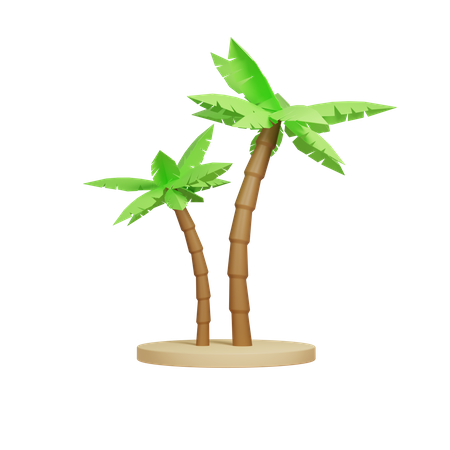 Palmeras  3D Illustration