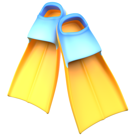 Palmes de natation  3D Icon