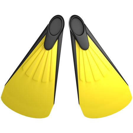 Palmes de natation  3D Icon