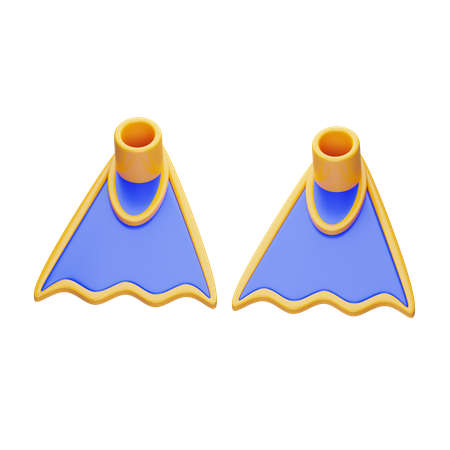 Palmes de plongée  3D Icon