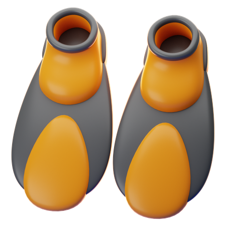 Palmes de plongée  3D Icon