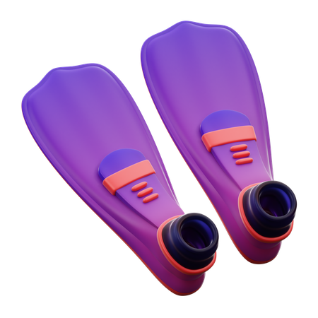 Palmes de plongée  3D Icon