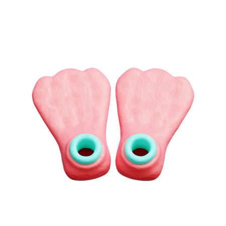 Palmes de plongée  3D Icon