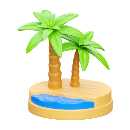 Palmier  3D Icon