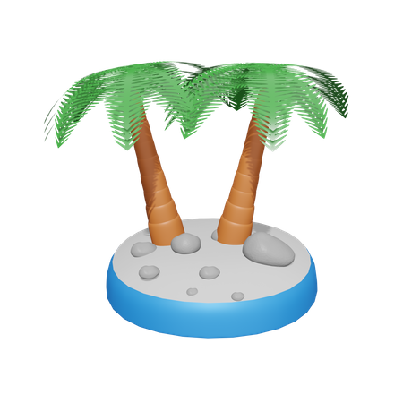 Palmiers  3D Icon