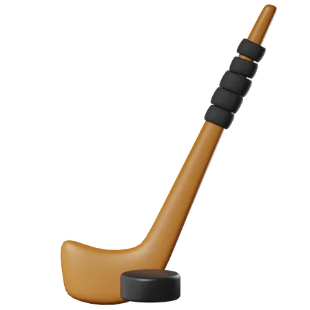 Palo de hockey  3D Icon