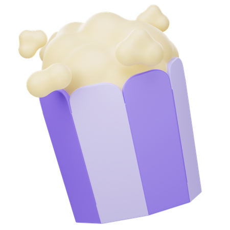 Palomitas  3D Icon