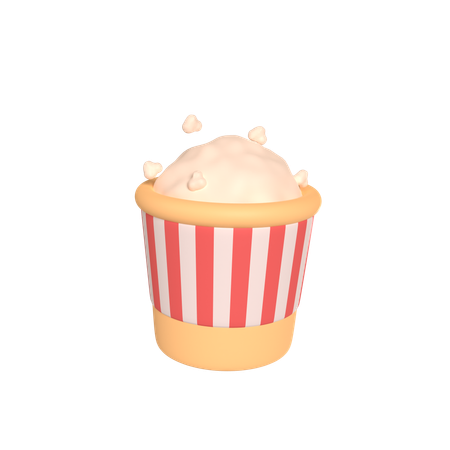 Palomitas  3D Icon