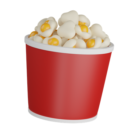 Palomitas  3D Icon