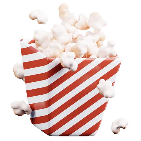 Palomitas  3D Icon