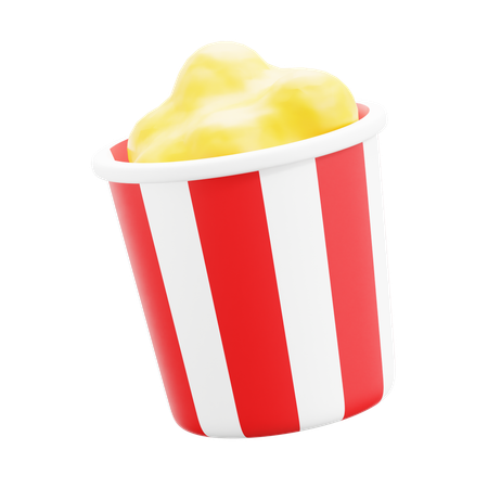 Palomitas  3D Icon