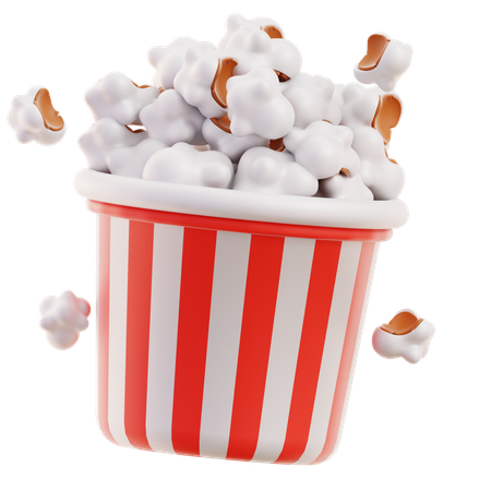 Palomitas  3D Icon