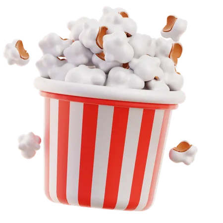 Palomitas  3D Icon