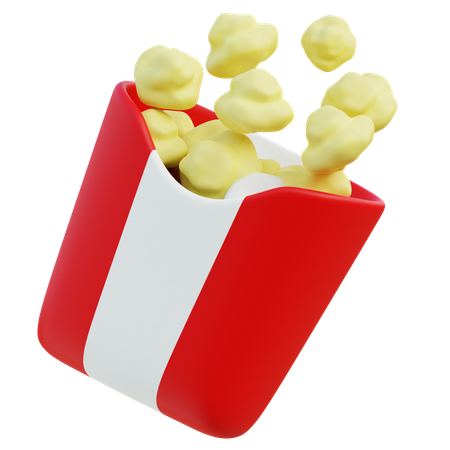 Palomitas  3D Icon