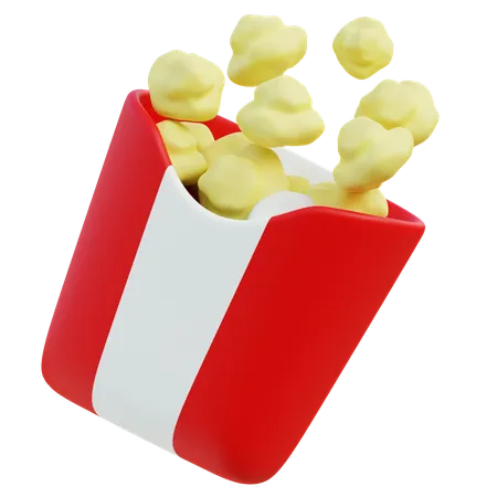 Palomitas  3D Icon