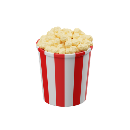 Palomitas  3D Icon