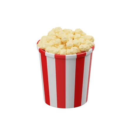 Palomitas  3D Icon