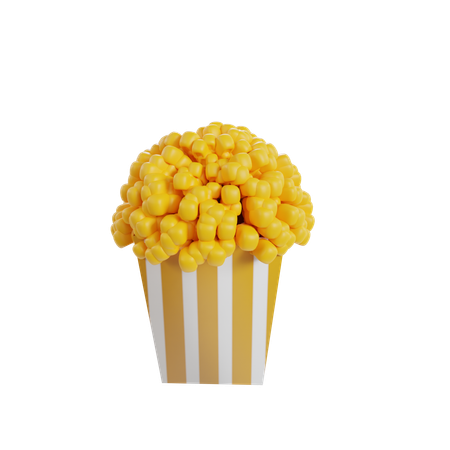 Palomitas  3D Icon