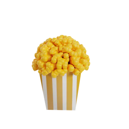 Palomitas  3D Icon