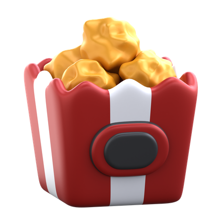 Palomitas  3D Icon